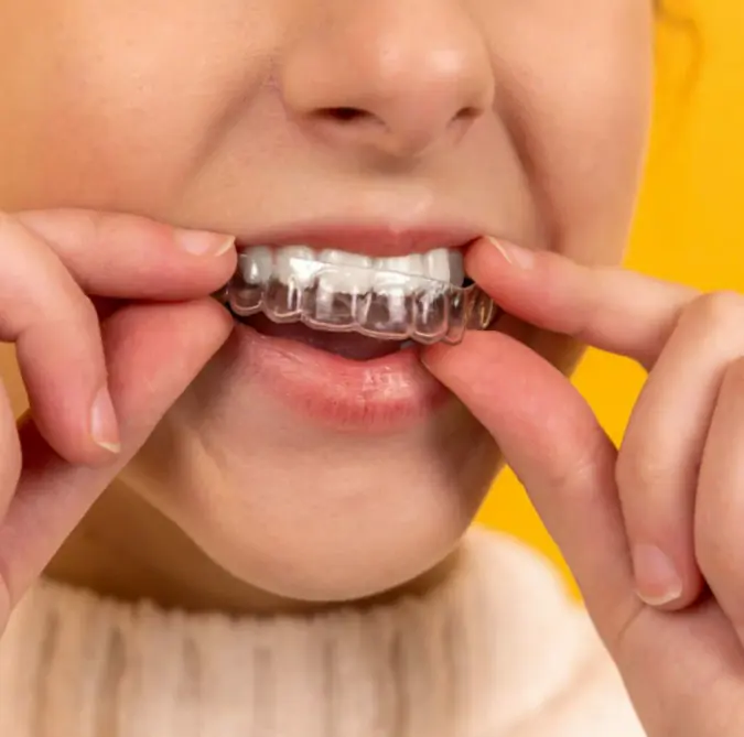 Clear dental aligner
